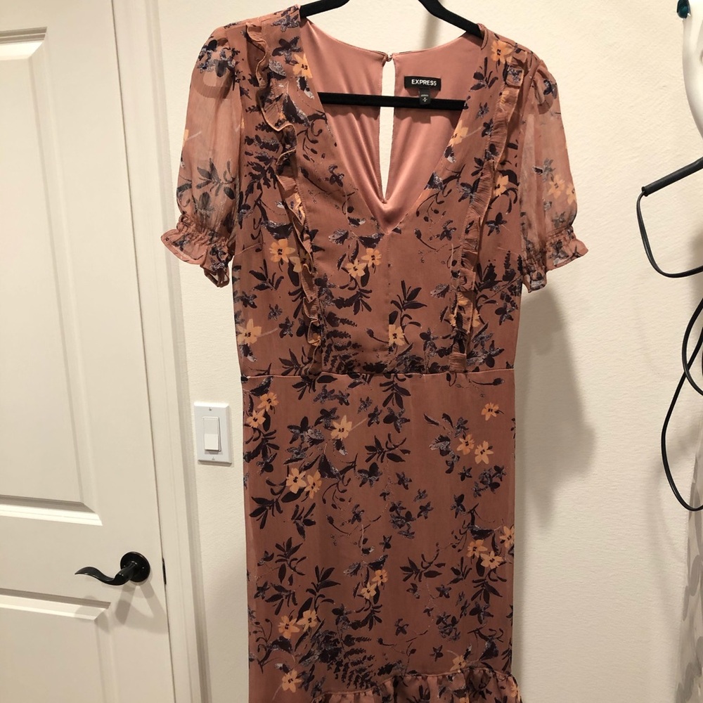 Express Sz M midi sundress
